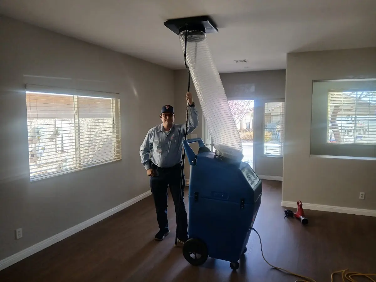Professional Dryer Vent Cleaning work inside a Escalon home